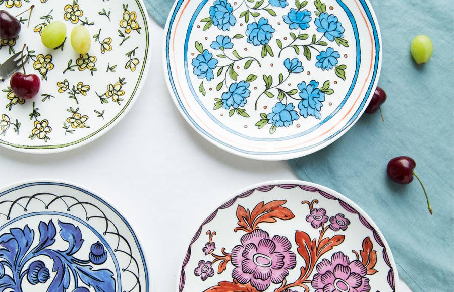 Heritage Daisy Salad Plate