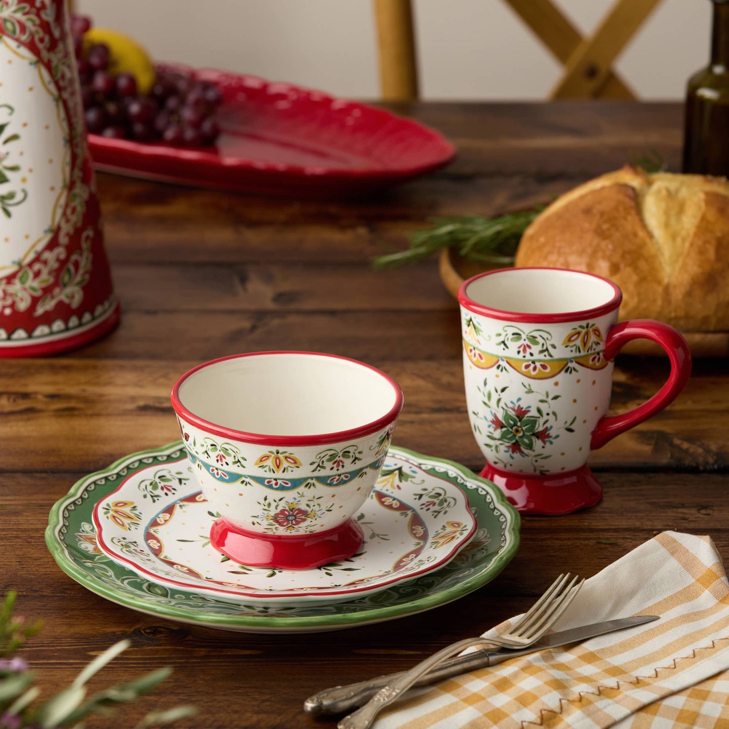 Provence Ice Cream Bowl (Set of 4)