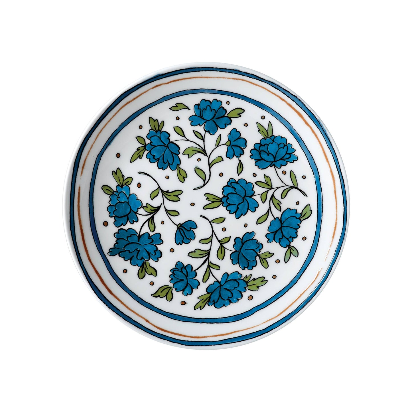 Heritage Bachelor Button Salad Plate