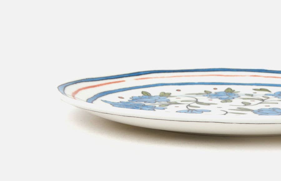 Heritage Bachelor Button Salad Plate