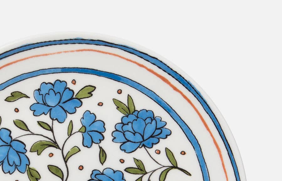 Heritage Bachelor Button Salad Plate
