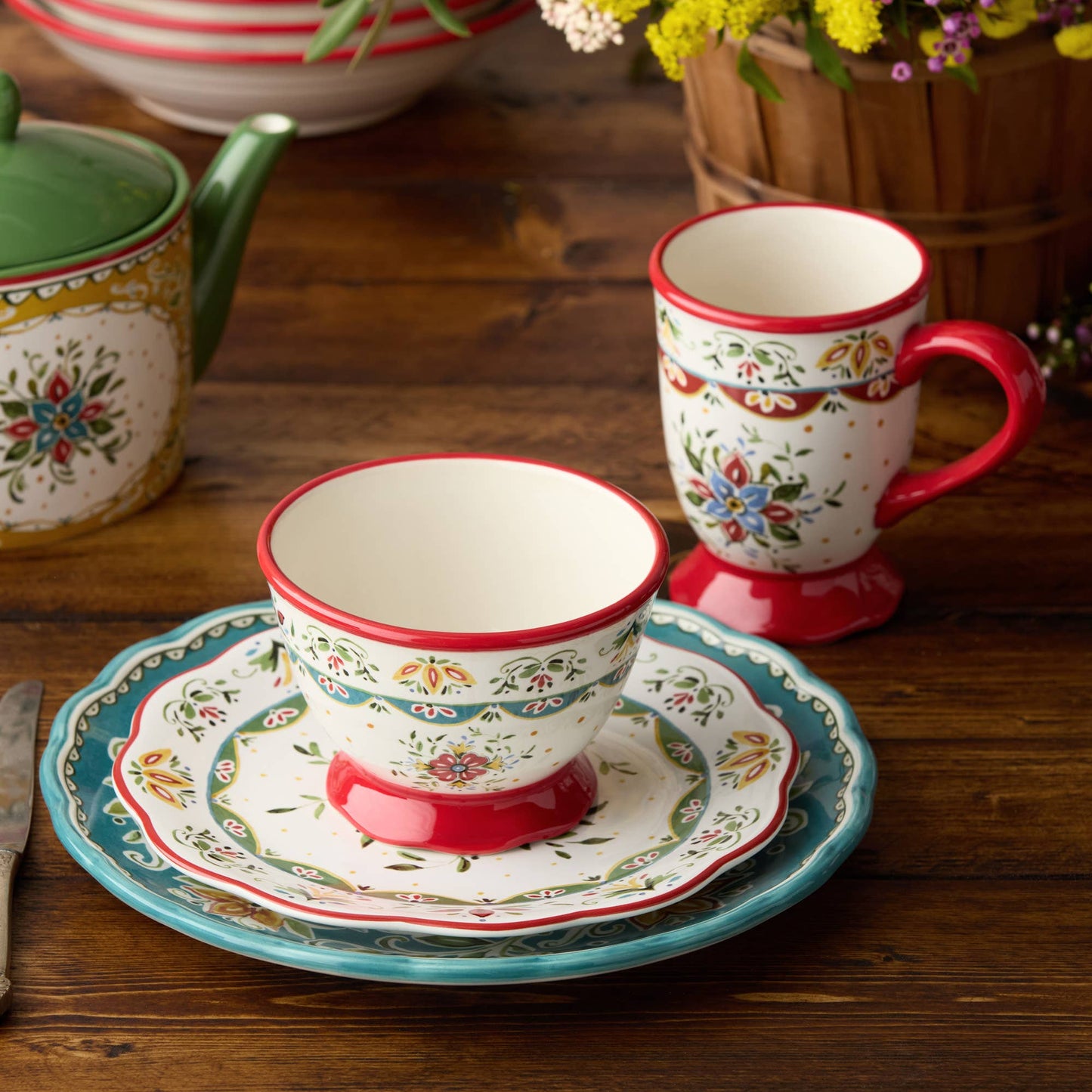 Provence Ice Cream Bowl (Set of 4)