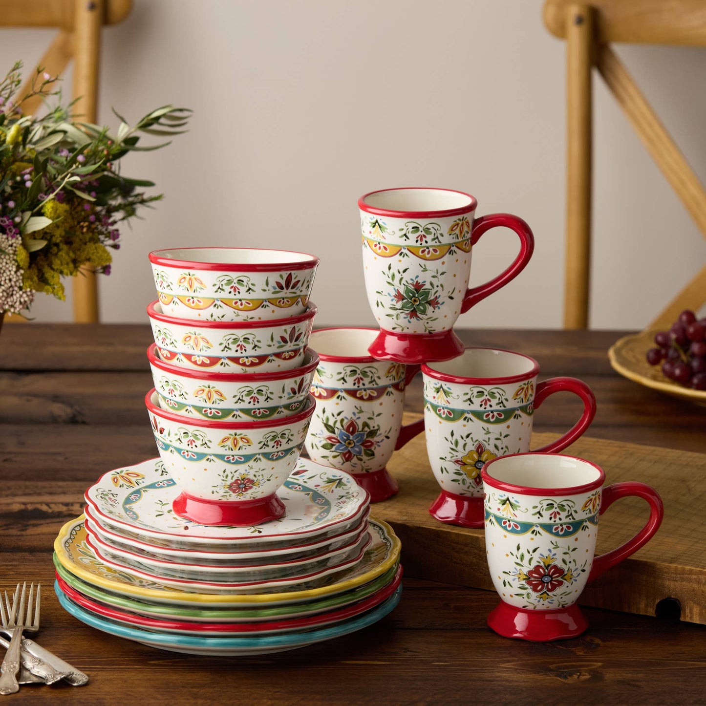 Provence Ice Cream Bowl (Set of 4)