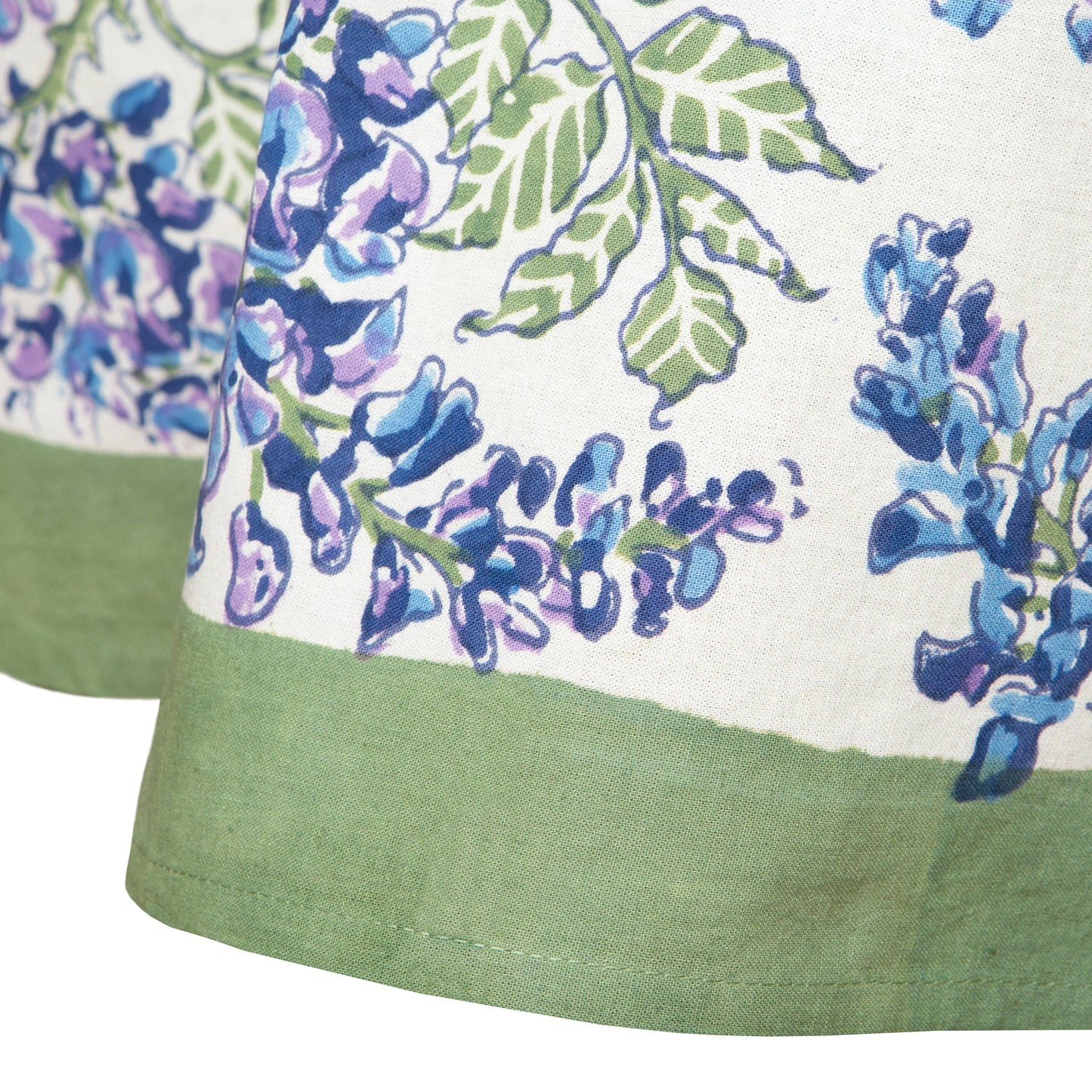 Wisteria Blue & Green Tablecloth
