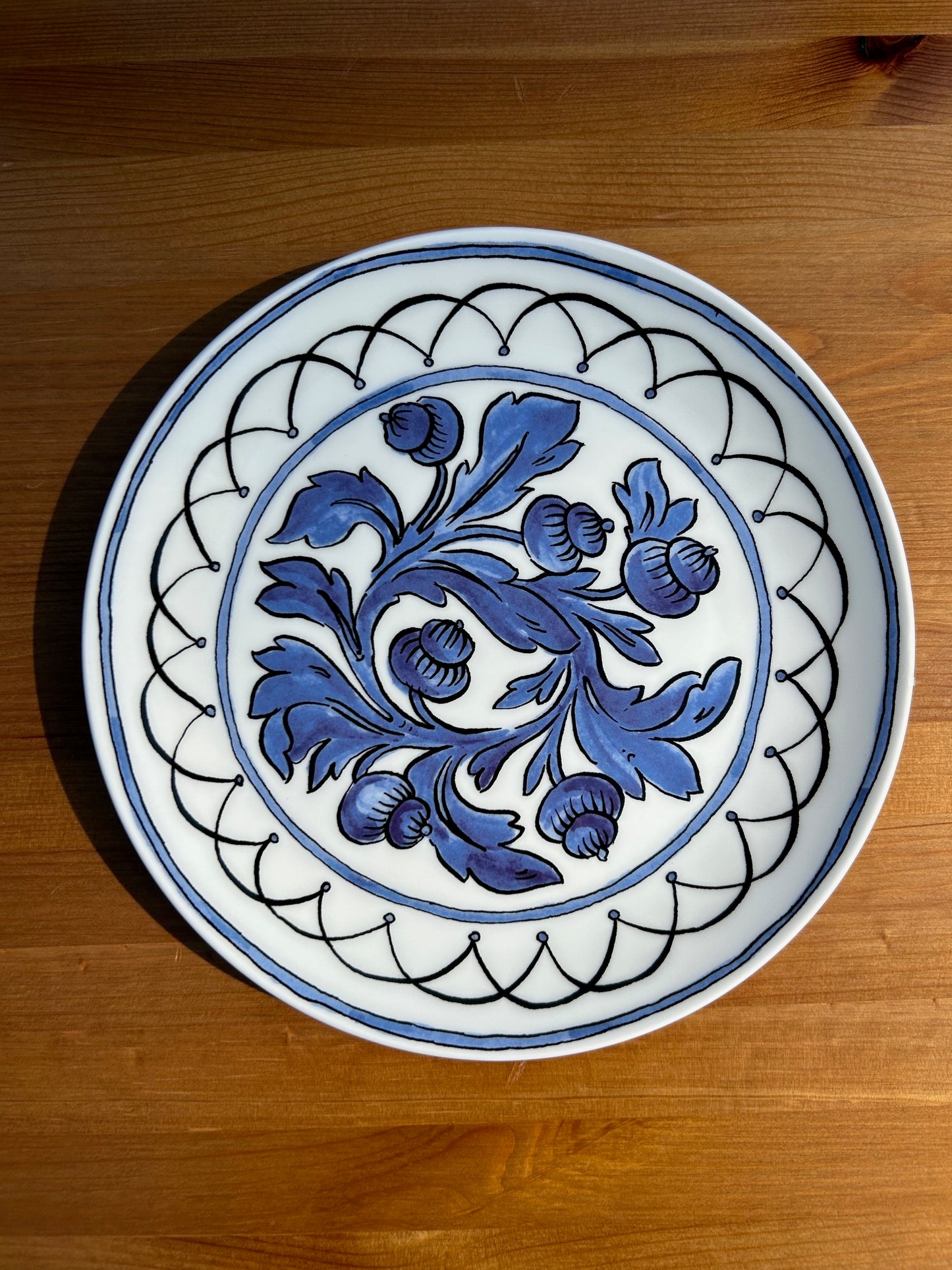 Blue Bird Salad Plate