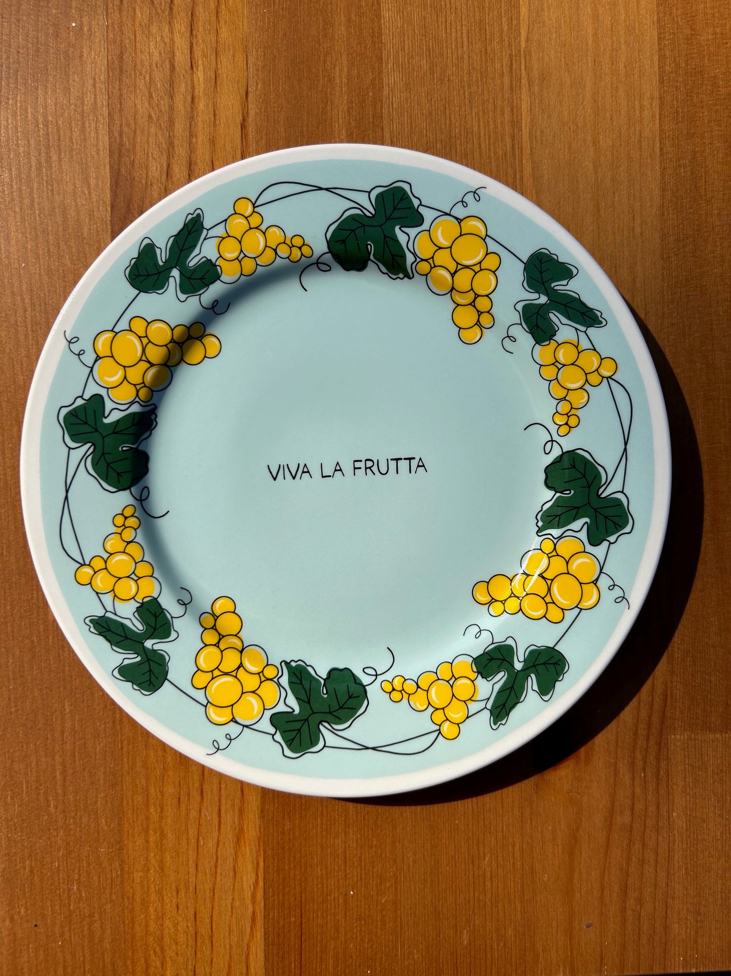 Long Live the Fruit - Plate with Grapes