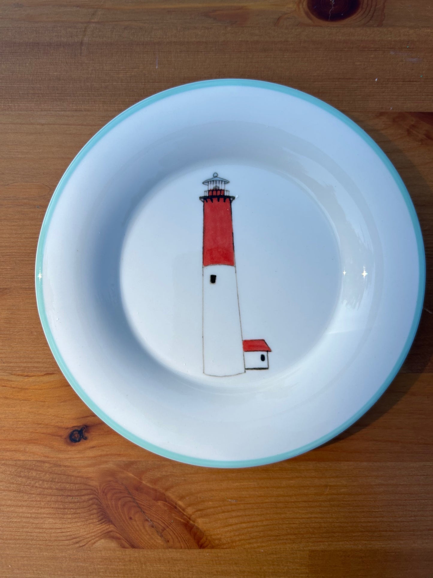 Barnegat Lighthouse Round Plate