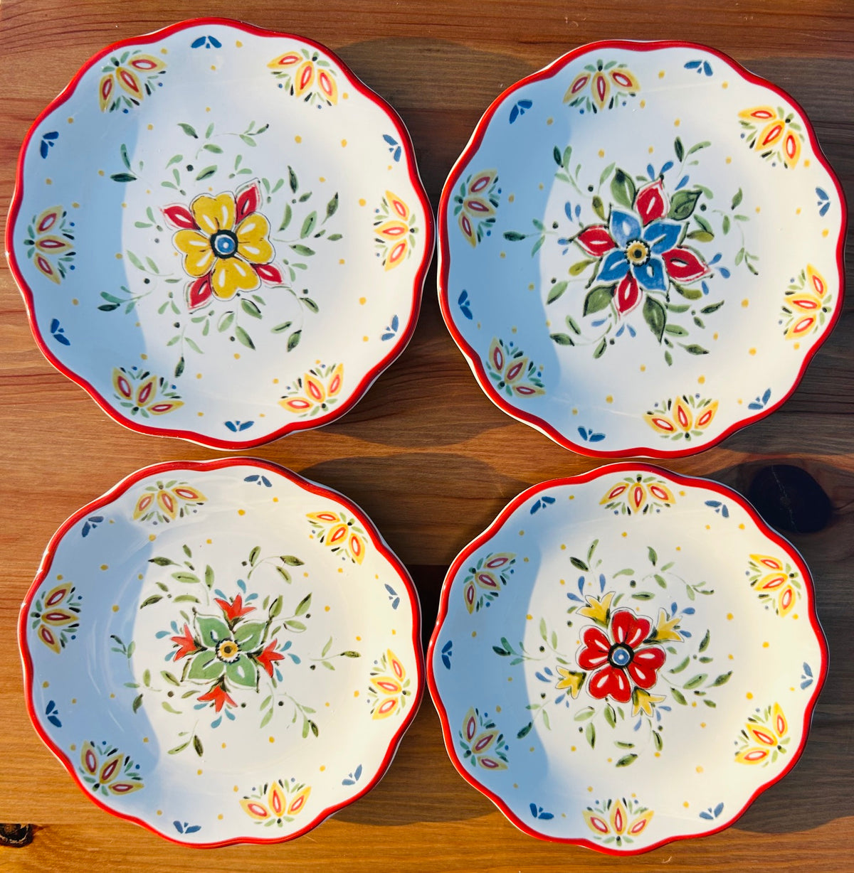 Provence Canape Plates (Set of 4)