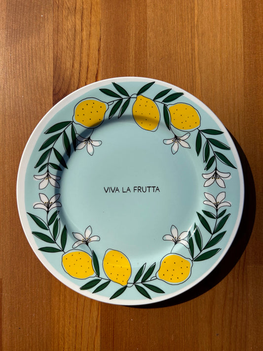 Long Live the Fruit - Plate with Lemons