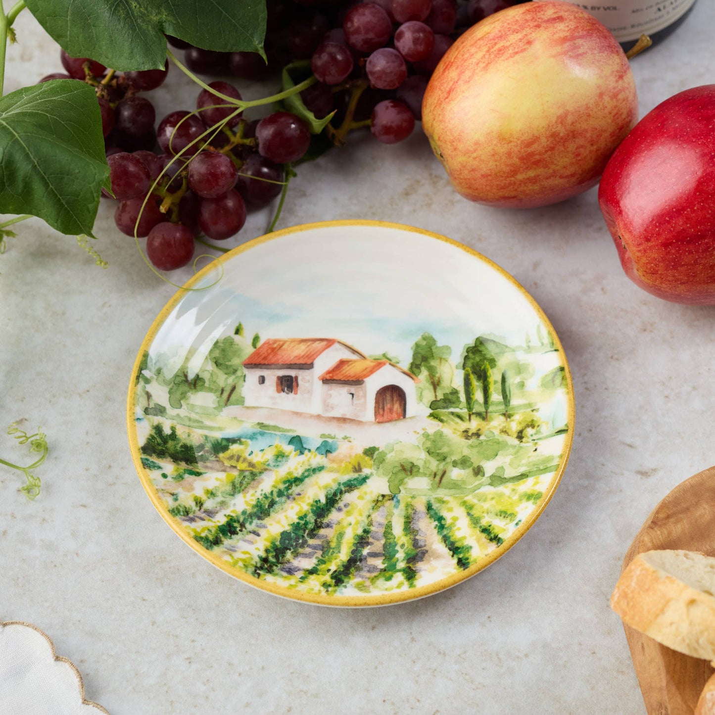 Tuscan Canape Plates (Set of 4)