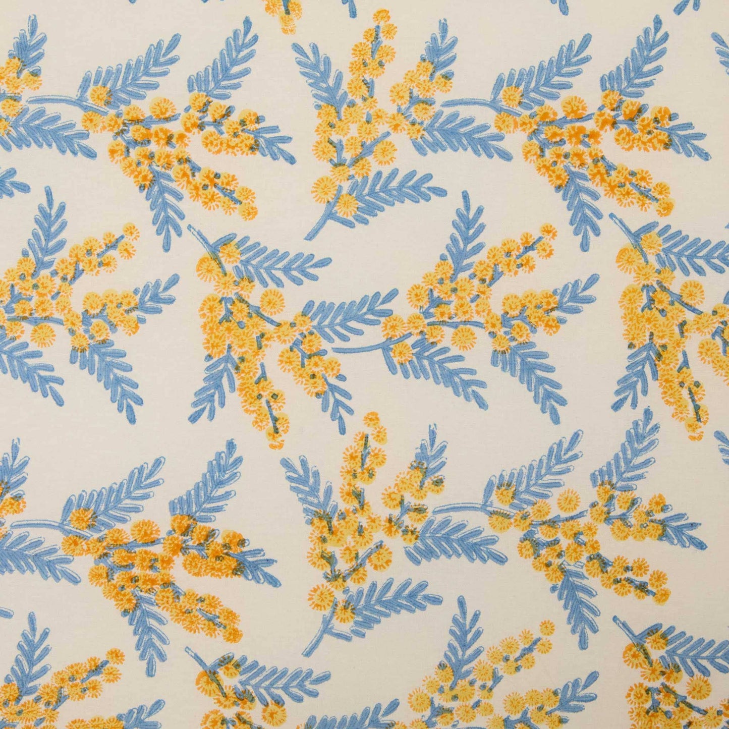 Mimosa Blue & Yellow French Tablecloth