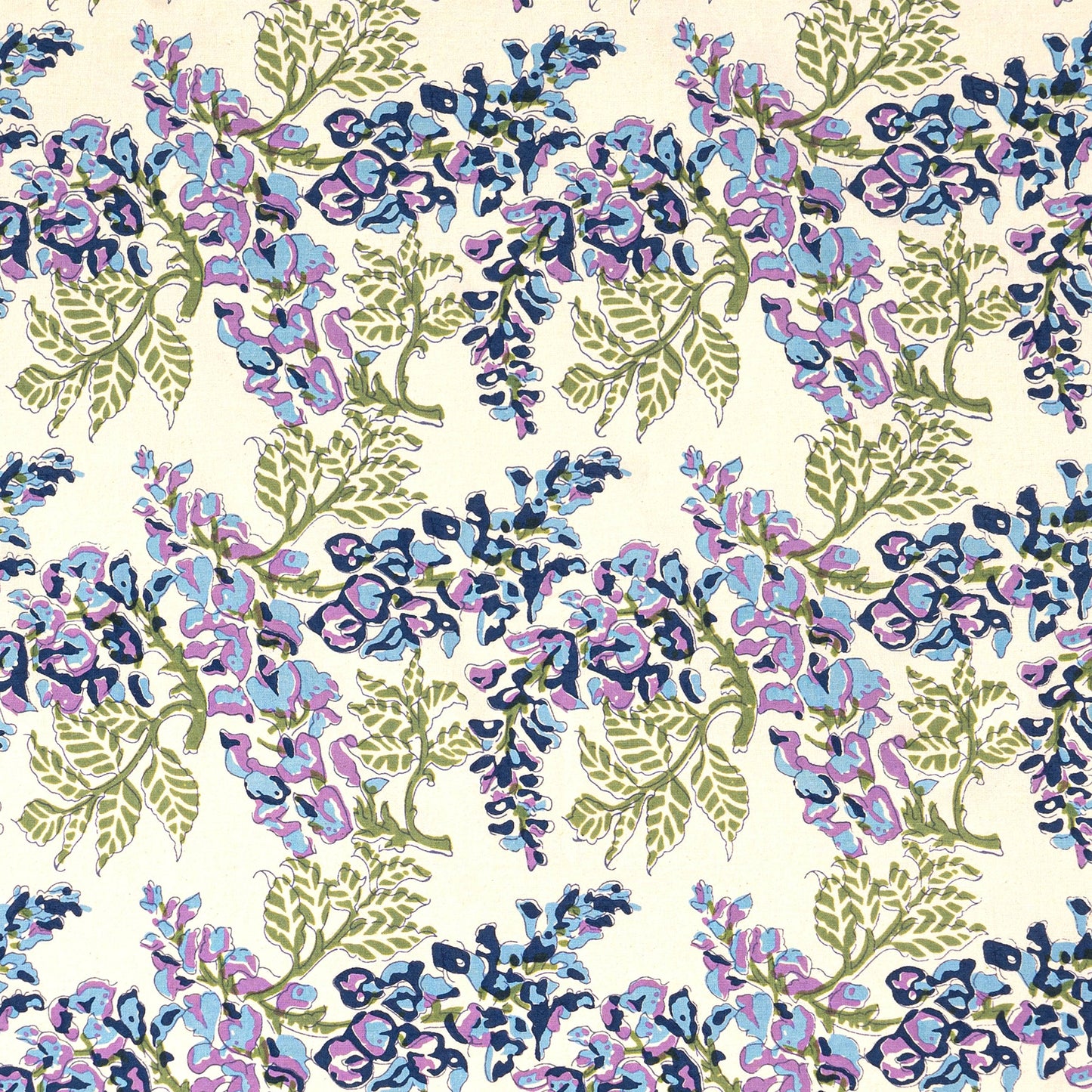 Wisteria Blue & Green Tablecloth