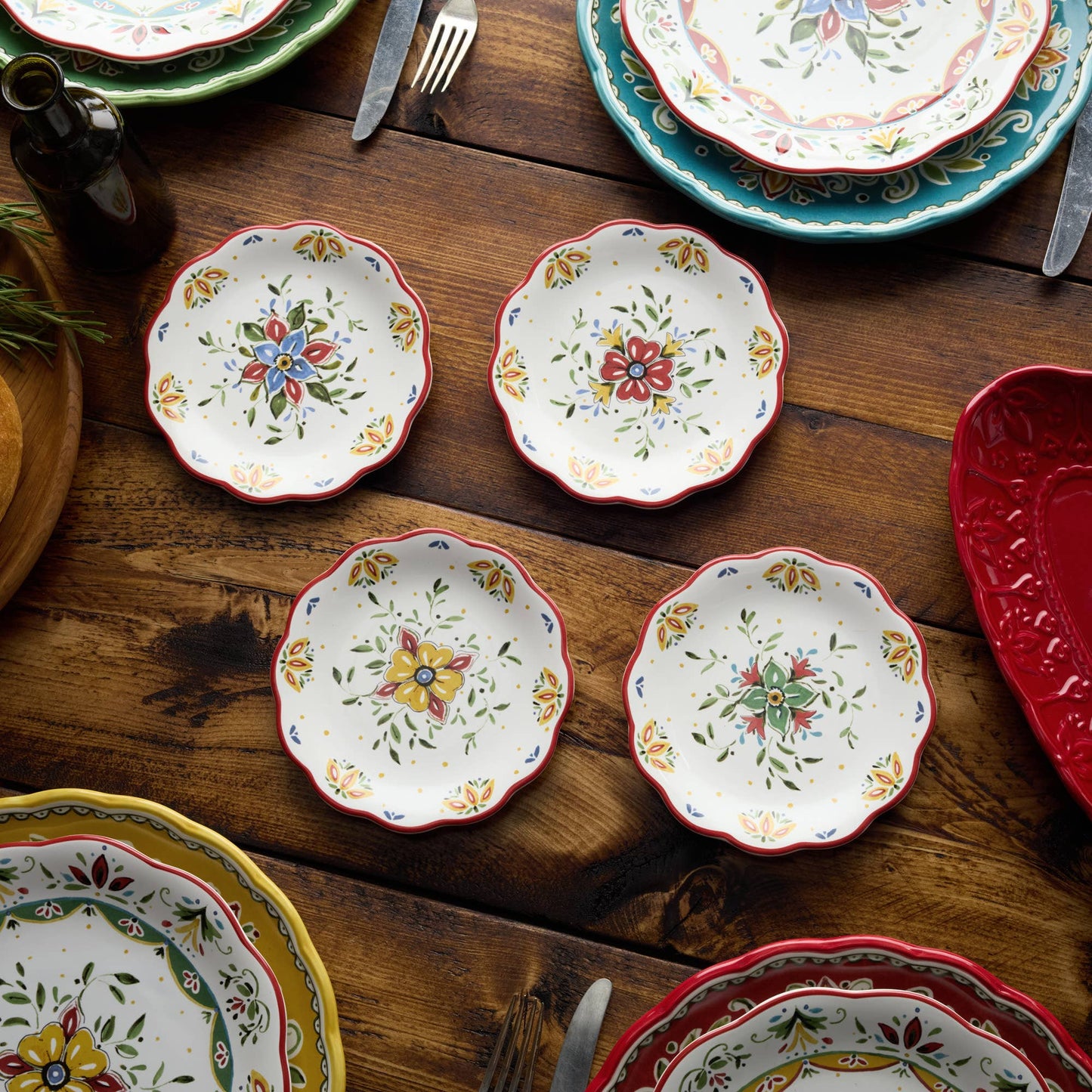 Provence Canape Plates (Set of 4)