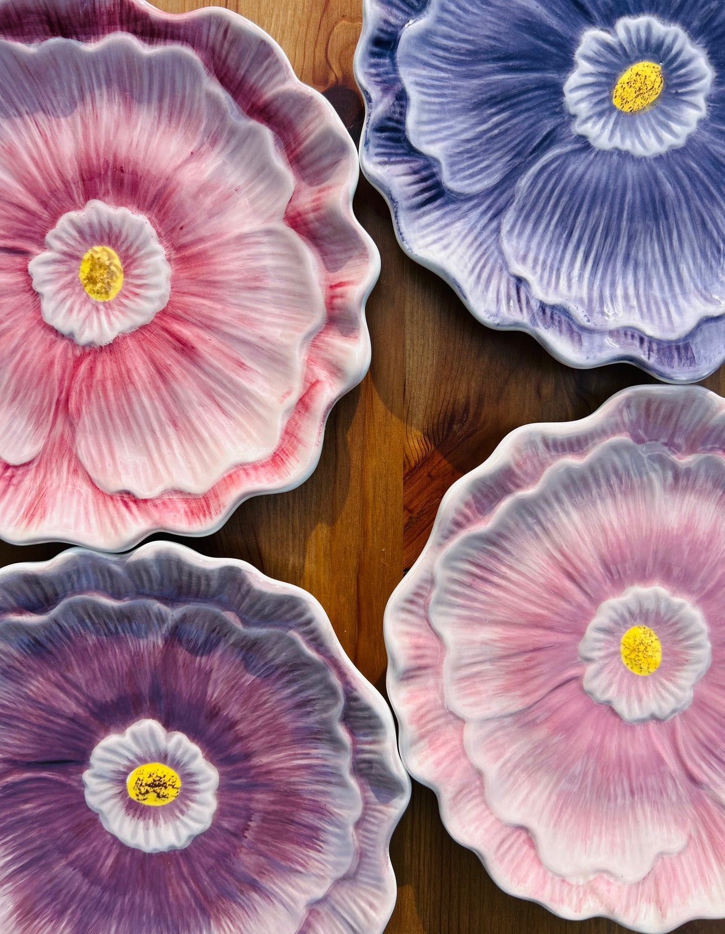 Wildflowers Floral Dessert Plates (Set of 4)